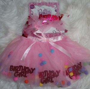 Birthday girl dress up tutu set